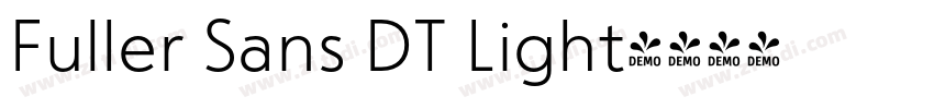 Fuller Sans DT Light字体转换